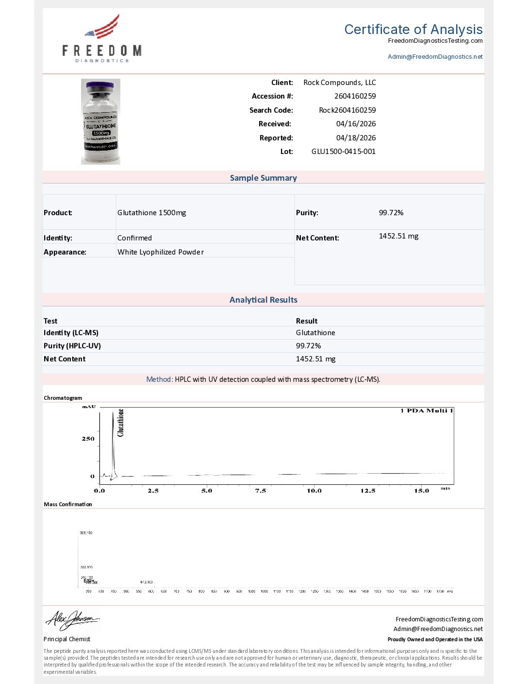 Glutathione 1500MG - Image 2
